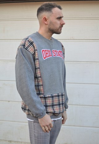 VINTAGE 90'S REWORKED USA OHIO UNIVERSITY LOGO SWEATSHIRT