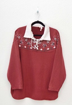80's Maroon Sweatshirt (XL)