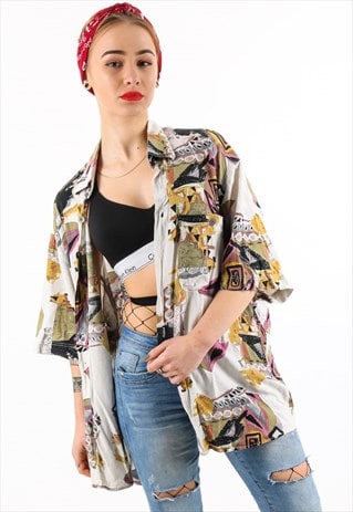 VINTAGE PATTERNED SHIRT PSAW597