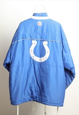 Giorgio Reebok Colts Winter Padded Logo Jacket Blue XL