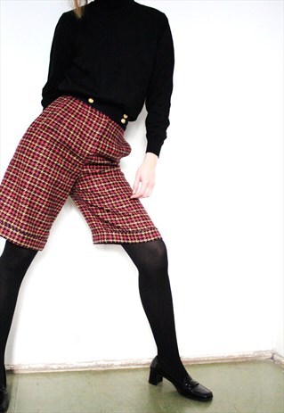 VIRGIN WOOL AND SILK HIGHWAISTED TROUSERS