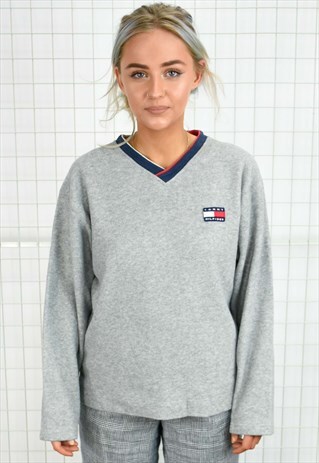 VINTAGE TOMMY HILFIGER FLEECE JUMPER