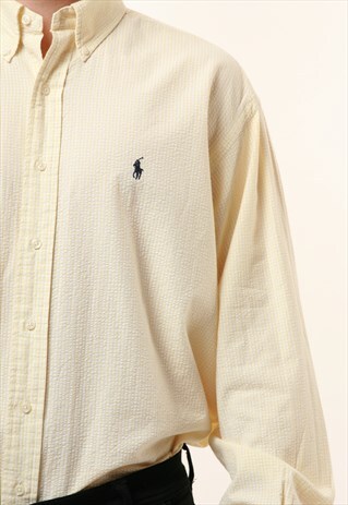 VINTAGE OLDSCHOOL POLO RALPH LAUREN COTTON SHIRT 15050