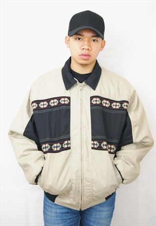 AZTEC BOMBER JACKET (1990'S)