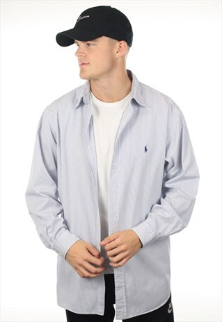VINTAGE RALPH LAUREN STRIPED LONG SLEEVE SHIRT