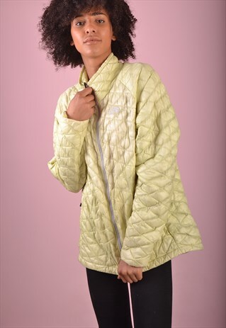 GREEN THE NORTH FACE QUILTED JACKET GNF764
