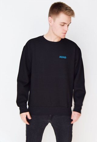 BLACK XOXO (BLUE) SWEATSHIRT