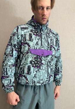 Active Swiss Design multicolour jacket half zip anorak