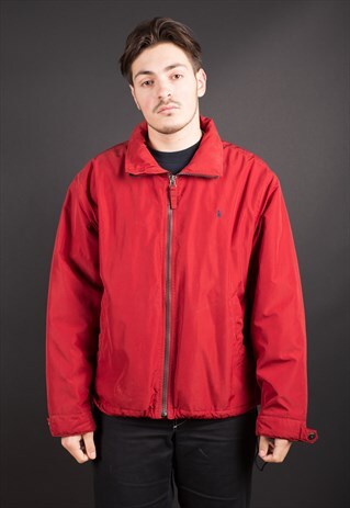 RED POLO BY RL HARRINGTON JACKET