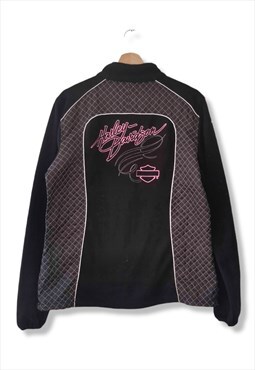Y2K Harley Davidson Fleece Jacket