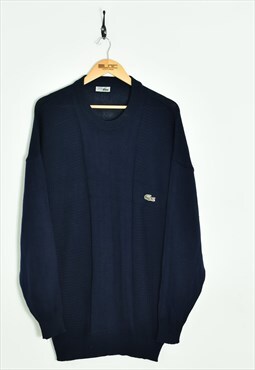 Vintage Lacoste Sweater Blue XXLarge