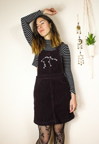 REWORKED CONSTELLATION CORDUROY PINAFORE