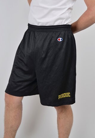 VINTAGE CHAMPION SHORTS IN BLACK 90'S