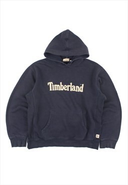 Timberland Navy Hoodie, heavy material, boxy fit