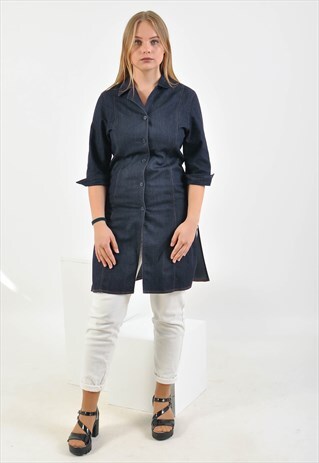VINTAGE LONG DENIM SHIRT