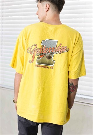 VINTAGE HARLEY-DAVIDSON T-SHIRT LOGO 90S XXL 10.5