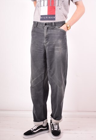 CALVIN KLEIN MENS VINTAGE JEANS W34 L31 GREY 90S