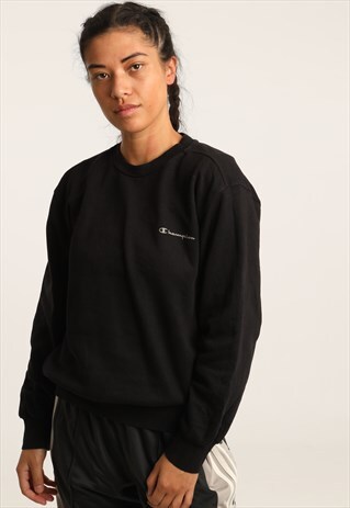 VINTAGE CHAMPION PRINTED SPELLOUT SWEATSHIRT