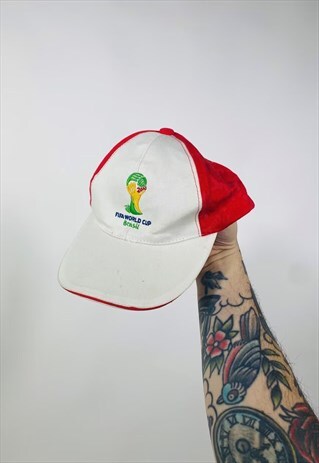 Vintage Brazil World Cup Embroidered Baseball Cap Hat
