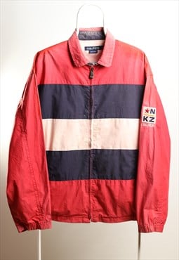 Vintage Nautica Windbreaker Harrington Colorblock Jacket L