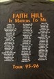 VINTAGE 1995 FAITH HILL CONCERT TOUR T-SHIRT SIZE L