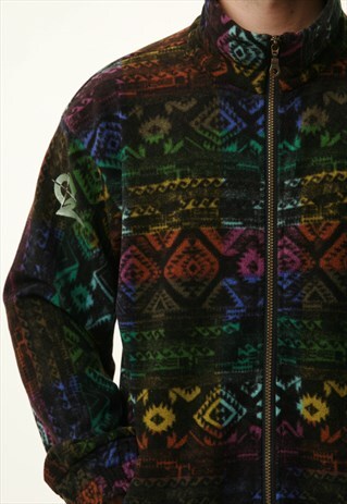 90S VINTAGE OLDSCHOOL OXYGEN FLEECE JACKET 16292
