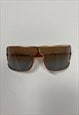 70'S ROLLERBALL VINTAGE SUNGLASSES WITH CASE GOLD BROWN 