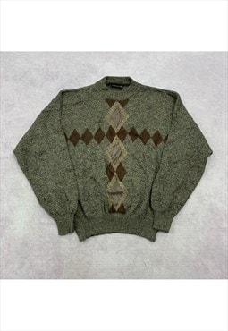 Vintage Knitted Jumper Men's XXL