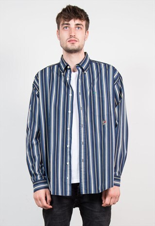 90'S TOMMY HILFIGER STRIPED SHIRT