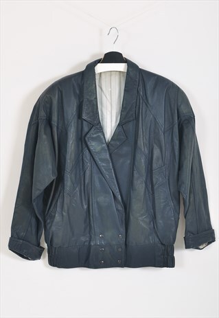 VINTAGE 80S REAL LEATHER JACKET