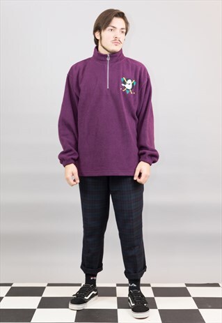 VINTAGE 90S NHL MIGHTY DUCKS CMP FLEECE