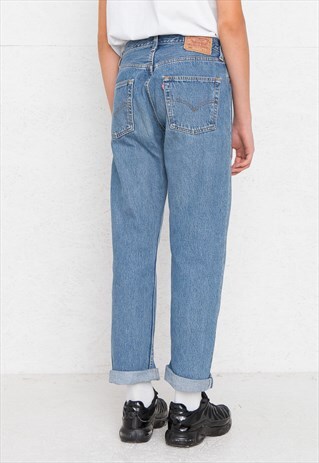 VINTAGE BLUE LEVI'S 501 FIT DENIM JEANS