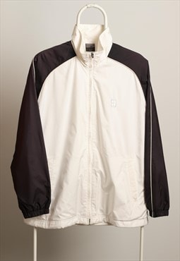 Vintage Nike Sportswear Shell Jacket White Black Size M