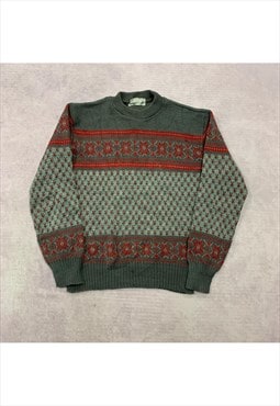 Vintage Knitted Jumper Women's L