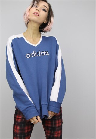 VINTAGE 90S ADIDAS SWEATER SWEATSHIRT TOP