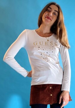 Vintage Guess Long Sleeved T-Shirt 
