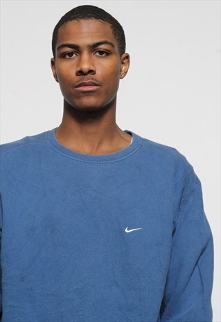 VINTAGE NIKE LOGO SWEATSHIRT BLUE