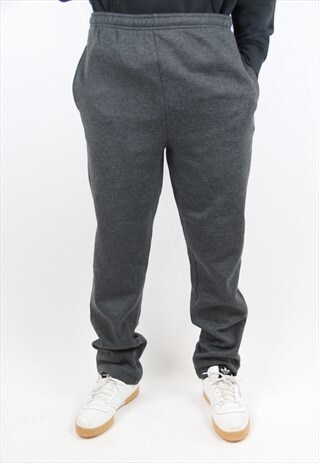 VINTAGE DARK GREY TRACKSUIT BOTTOMS