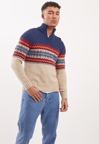 VINTAGE TOMMY HILFIGER 1/4 ZIP JUMPER