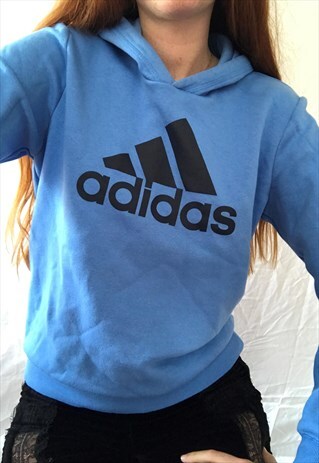 blue adidas hoodie