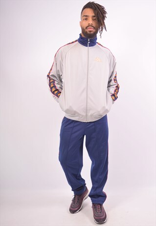 VINTAGE KAPPA FULL TRACKSUIT GREY