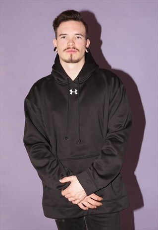 BLACK UNDER ARMOUR HOODIE