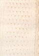 BEIGE IRISH KNITTED CROCHET WOOL JUMPER