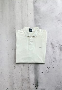 Vintage Nike Cream Polo Shirt