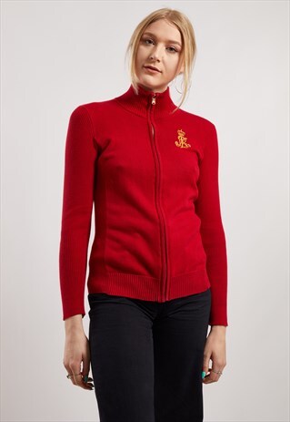 VINTAGE RALPH LAUREN ZIP-UP SWEATSHIRT
