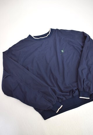 VINTAGE 90S NAUTICA NAVY CREST LOGO SWEATSHIRT