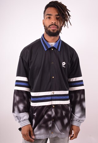 LOTTO MENS VINTAGE TRACKSUIT TOP JACKET LARGE MULTI 90S