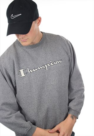 VINTAGE CHAMPION USA SPELL OUT SWEATSHIRT JUMPER