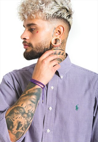 VINTAGE 80S CLASSIC POLO RALPH LAUREN SHIRT/ S6495