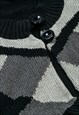 VINTAGE KNIT CARDIGAN Y2K JENNIFER LOPEZ FRILL FLARE JUMPER